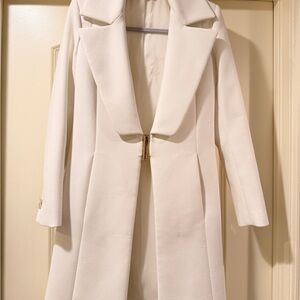 Versace Cream Trench Coat